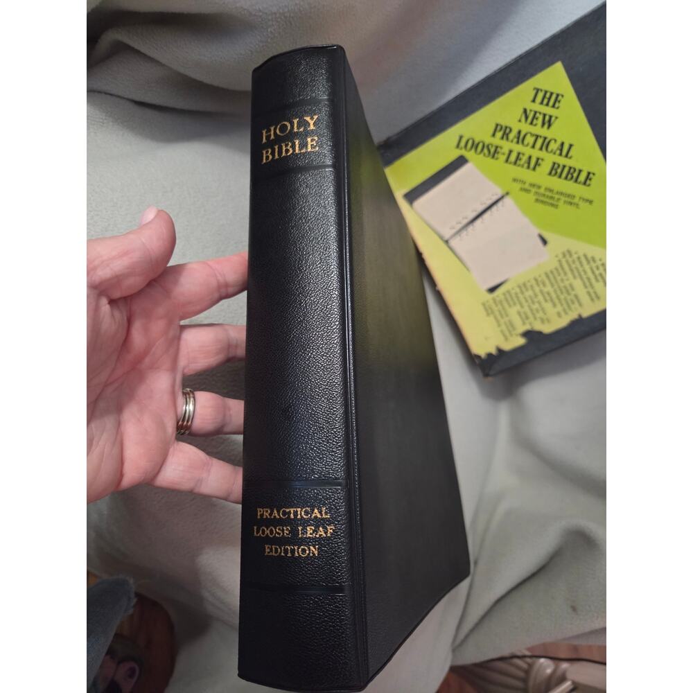 The Practical Loose-Leaf Bible King James Version 1st Edition Fleming H Revell - Picture 5 of 5